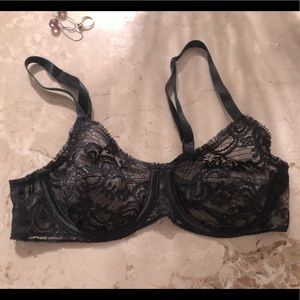 32C Black Lace Bra